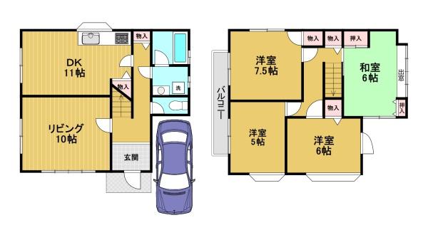 京都市伏見区久我御旅町の中古一戸建て