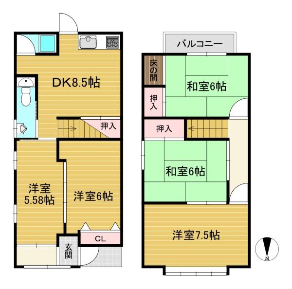 向日市寺戸町二ノ坪の中古一戸建