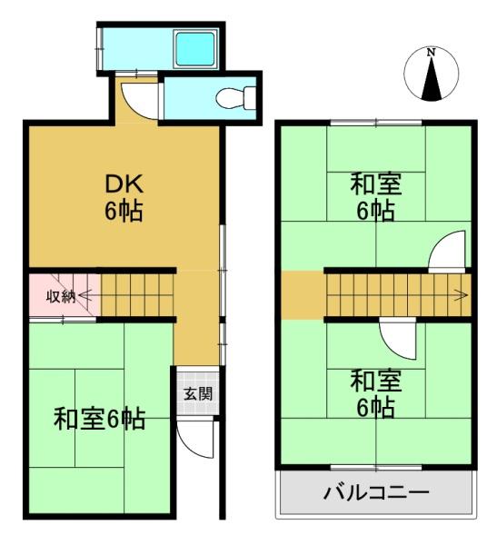 長岡京市下海印寺東条の中古テラスハウス