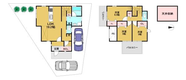 京都市伏見区久我本町の新築一戸建