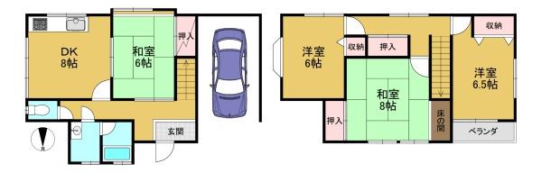 向日市鶏冠井町番田の中古一戸建