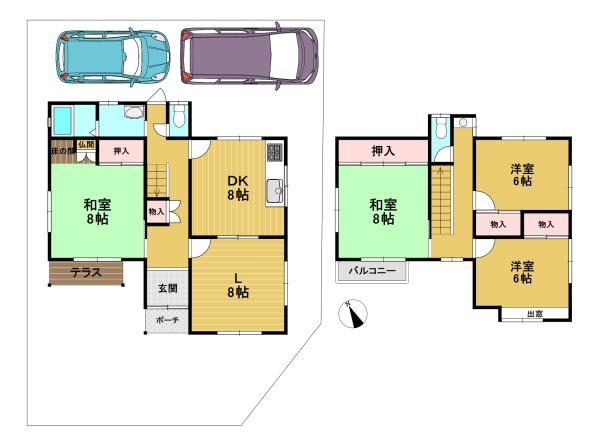 京都市伏見区久我東町の中古一戸建