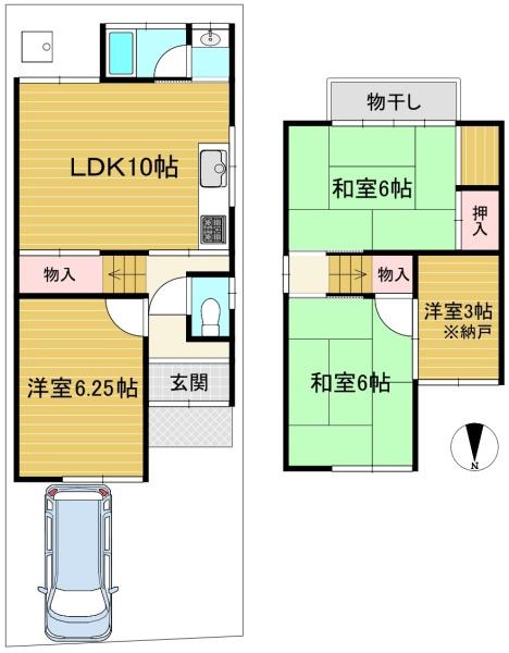 京都市西京区大原野上里北ノ町の中古一戸建