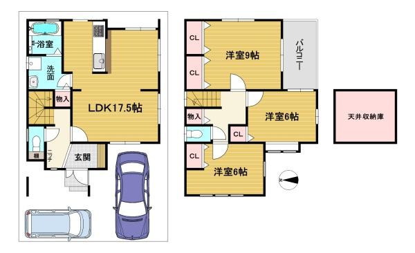 京都市伏見区久我森の宮町の中古一戸建
