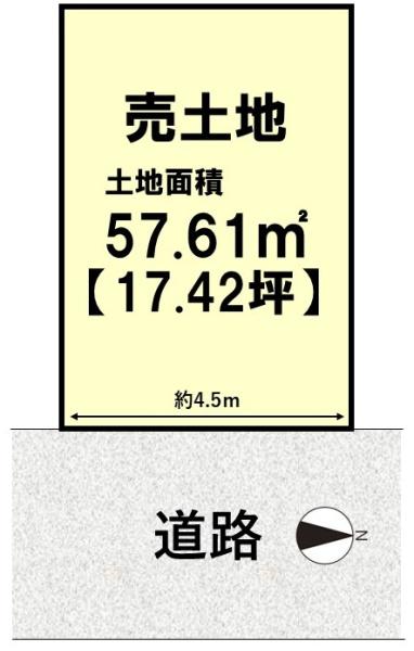 京都市南区東九条西明田町の売土地
