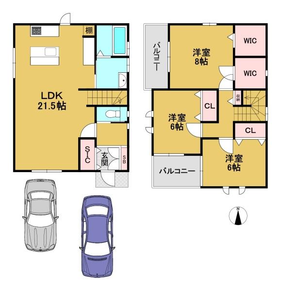 京都市伏見区久我森の宮町の中古一戸建