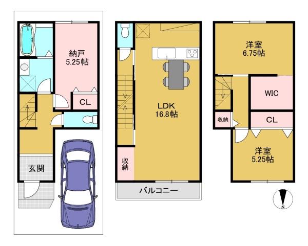 長岡京市滝ノ町２丁目の売土地
