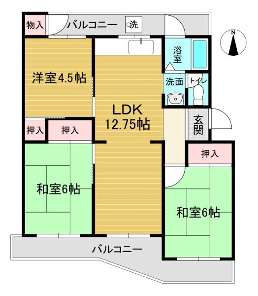 南円明寺ヶ丘団地10棟
