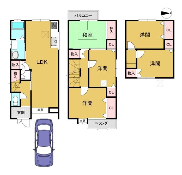 京都市伏見区久我東町の中古一戸建て