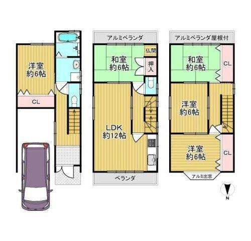 向日市上植野町大田の中古一戸建
