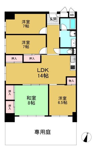 桂川ハイツ4号館