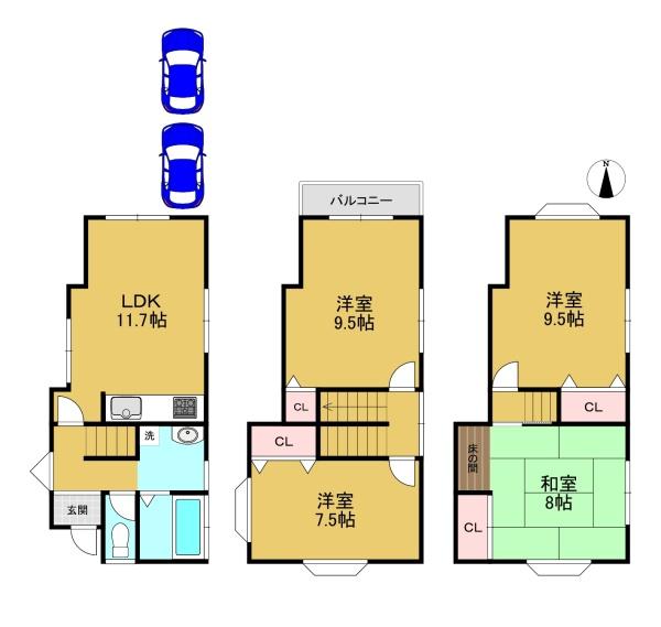 京都市伏見区羽束師志水町の中古一戸建