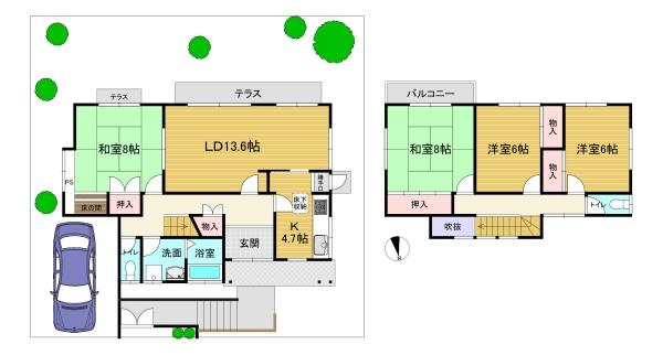 奈良市青山５丁目の中古一戸建