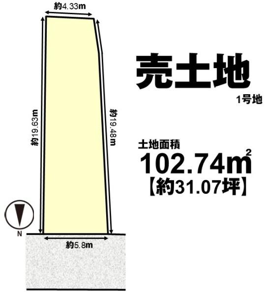 向日市上植野町西小路の土地