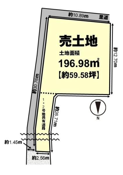 向日市上植野町西小路の土地