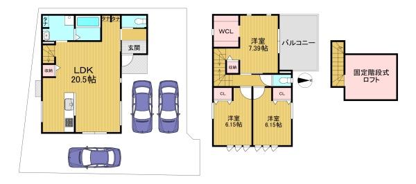 向日市上植野町西小路の土地
