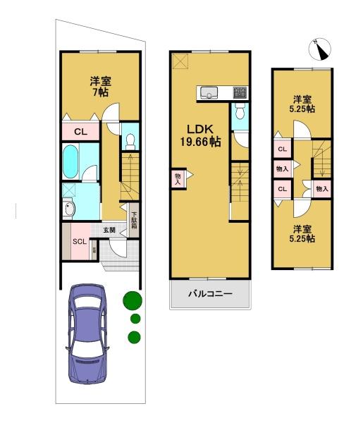 京都市伏見区久我御旅町の売土地