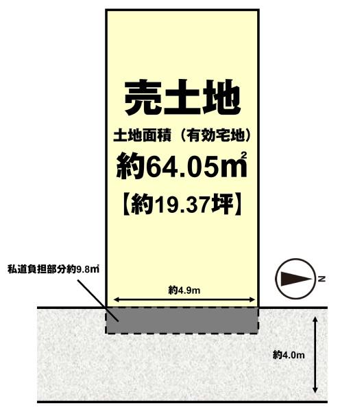 長岡京市長岡２丁目の土地