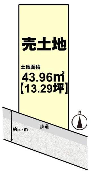 長岡京市長岡３丁目の売土地