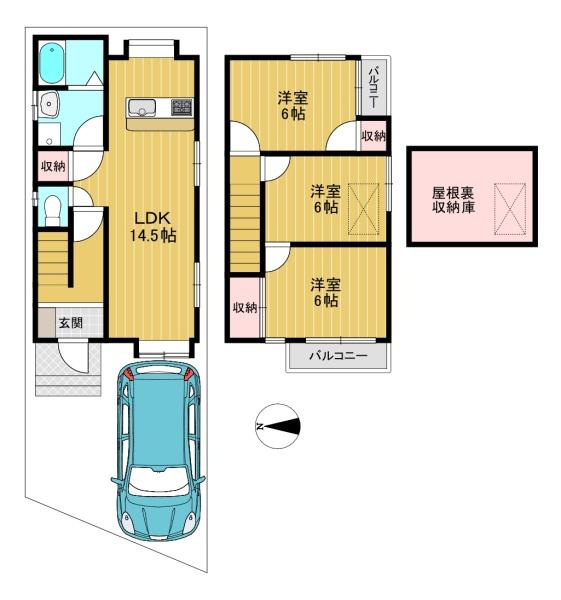 向日市物集女町御所海道の中古一戸建