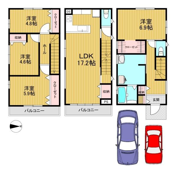 長岡京市一文橋２丁目の新築一戸建
