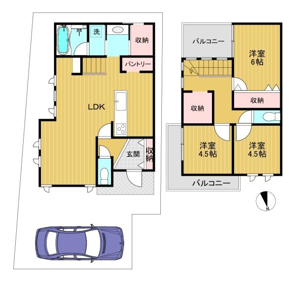 向日市鶏冠井町堀ノ内の土地