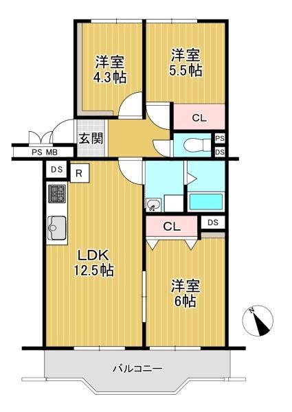 ハイコーポ長岡京Ｂ棟