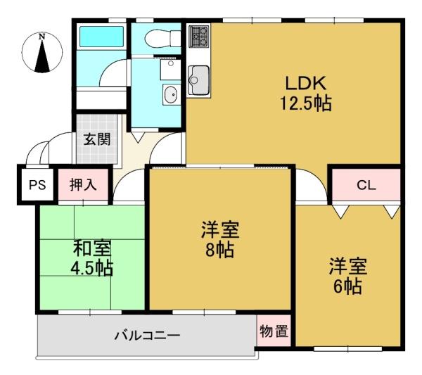 長岡天神ハイツ7棟
