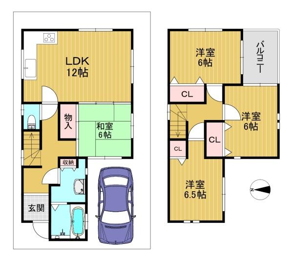 京都市伏見区羽束師菱川町の中古一戸建