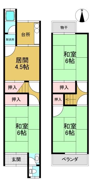 京都市伏見区中島御所ノ内町の中古一戸建