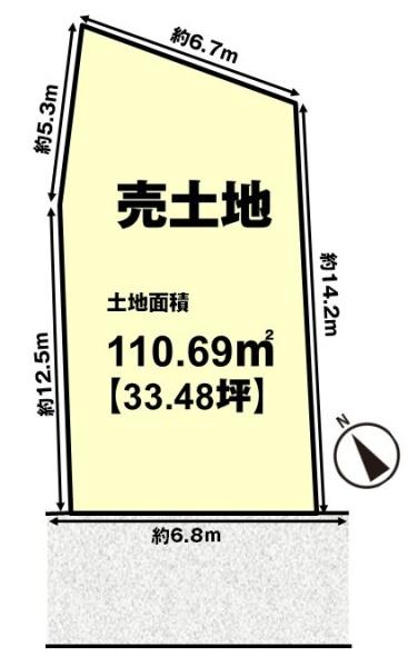 京都市伏見区久我森の宮町の売土地
