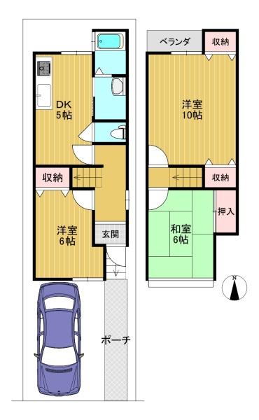 京都市伏見区羽束師菱川町の中古一戸建