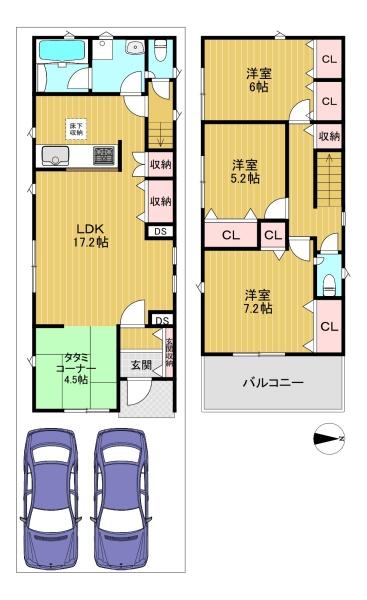京都市伏見区羽束師菱川町の新築一戸建