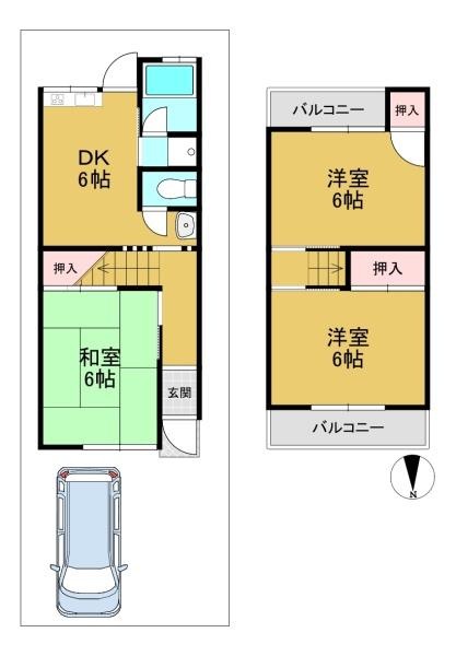 京都市南区久世東土川町の中古一戸建