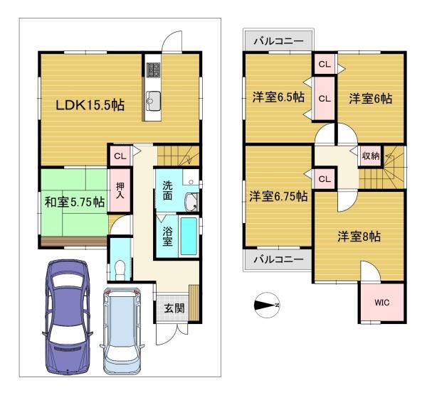 京都市伏見区久我西出町の中古一戸建