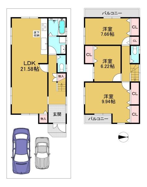 京都市伏見区羽束師志水町の中古一戸建
