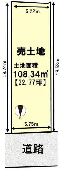 向日市寺戸町山縄手の売土地