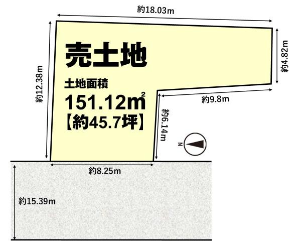 向日市寺戸町瓜生の売土地