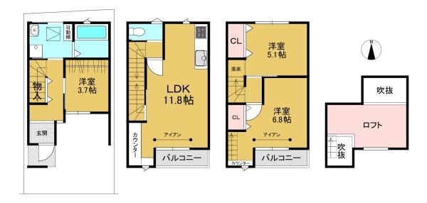 向日市森本町下森本の新築一戸建