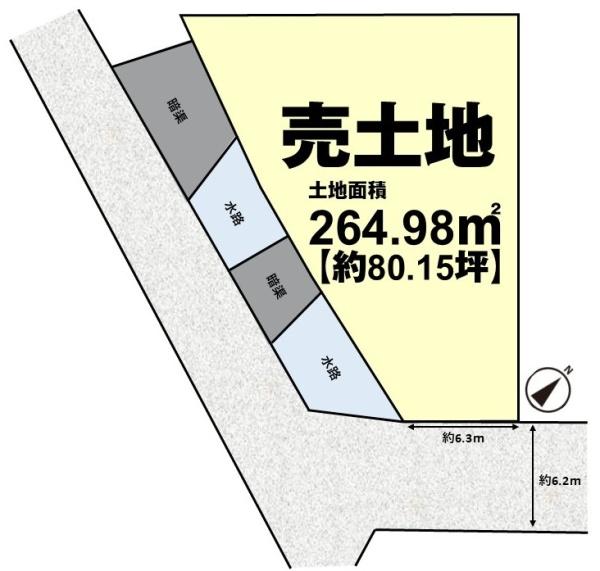 京都市西京区牛ケ瀬堂田町の売土地