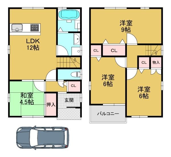 京都市伏見区久我西出町の一戸建