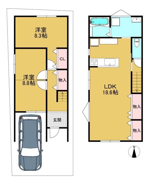 長岡京市一文橋１丁目の土地