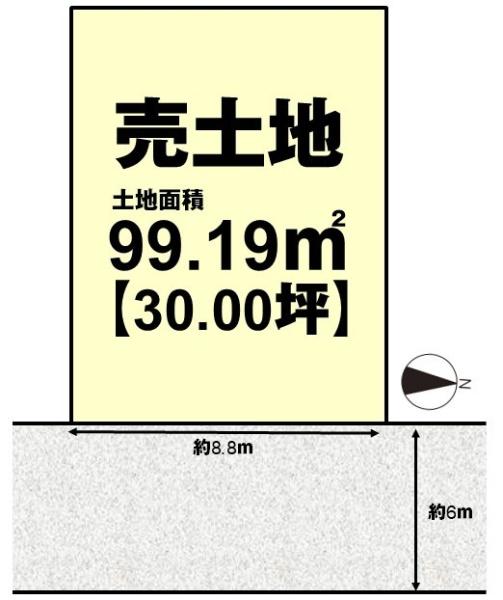 長岡京市井ノ内上印田の売土地