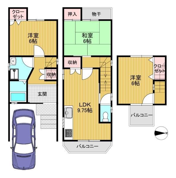 京都市西京区樫原硲町の中古一戸建て