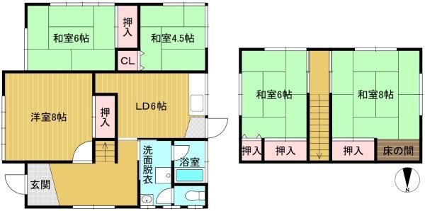 京都市伏見区久我御旅町の中古一戸建