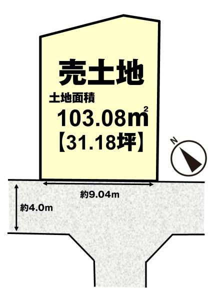 京都市伏見区久我森の宮町の売土地
