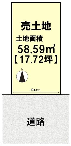 京都市伏見区下中町の売土地