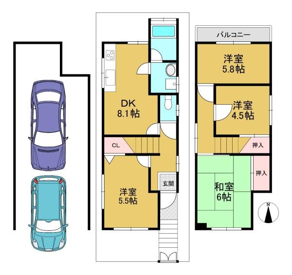 京都市伏見区久我本町の中古一戸建て
