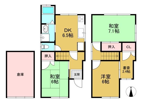 京都市南区久世大薮町の中古一戸建