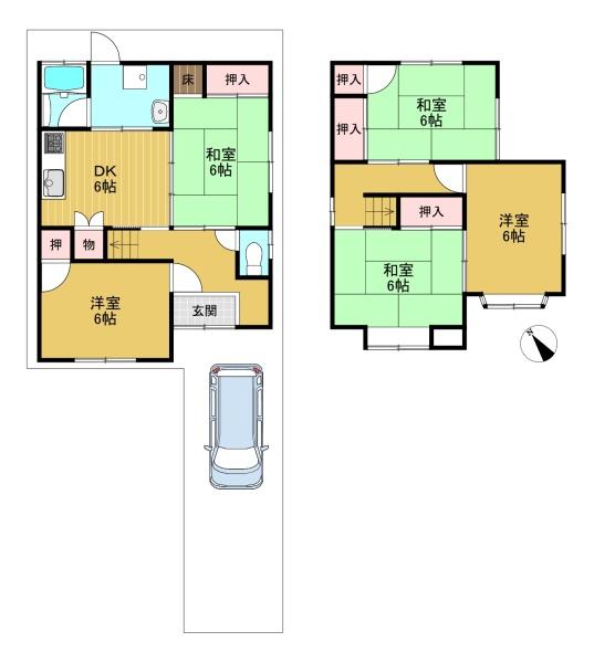 向日市寺戸町里垣内の中古一戸建
